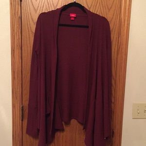 Burgundy Cardigan